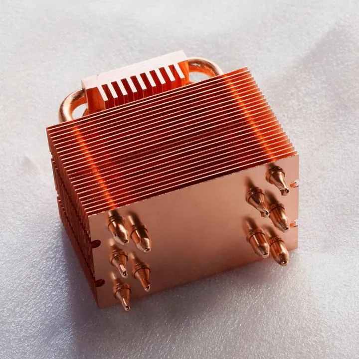 High performance copper heat sink