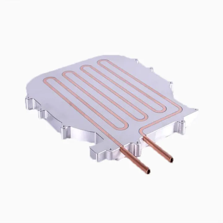 Liquid cooling heat sink plates
